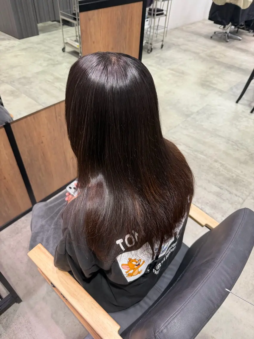 ロング 縮毛矯正 FIRST 💎🫧Hiyoriのヘアスタイル