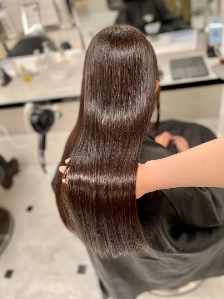 ロング カット ヘアカラー うる艶トレンドヘア 🕊️上野BABYのヘアスタイル