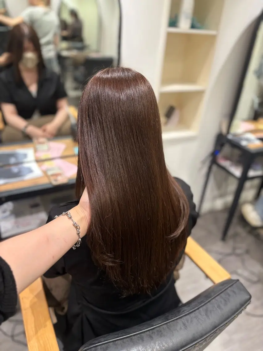 ロング カラー nijika/ 艶カラー🫧のヘアスタイル