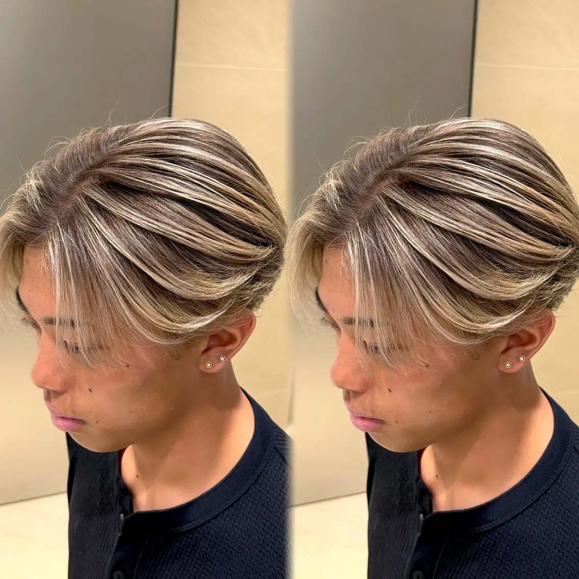 カラー メンズ メンズバレイヤージュ バレイヤージュ 外国人風カラー カット ヘアカラー 🔥メンズヘア🔥 かいきのヘアスタイル