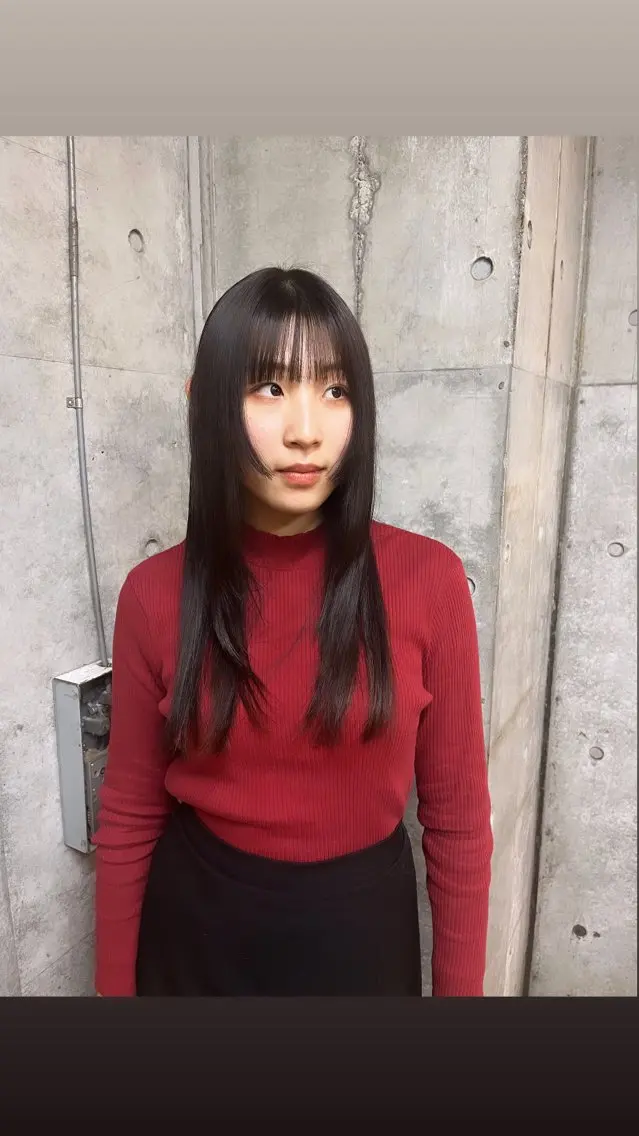 ロング カラー 🌱ぱっつとボブカ ット🌱/Ryotaのヘアスタイル