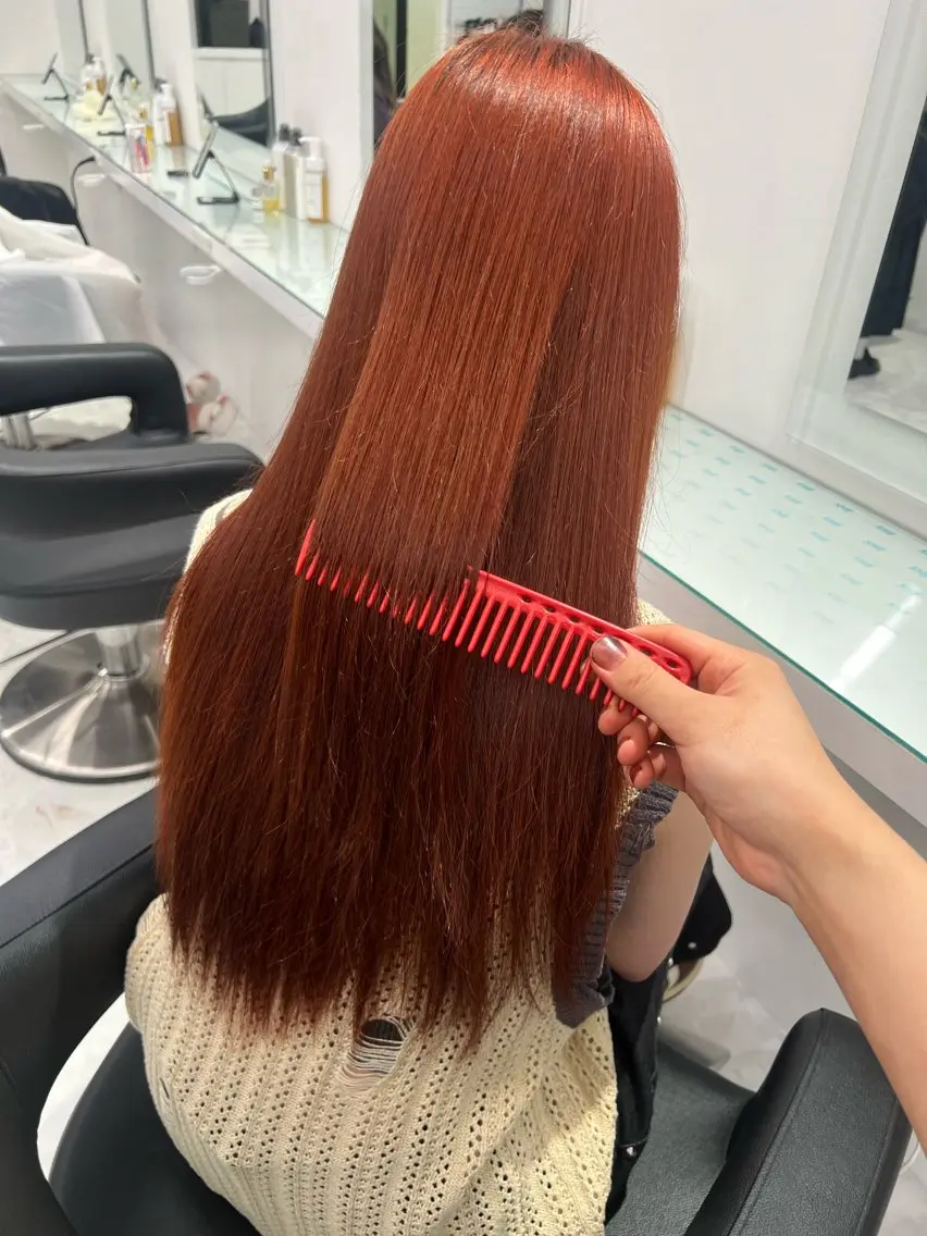 カラー カット ヘアカラー トリートメント ブリーチなし透明感 💗RYOTAのヘアスタイル