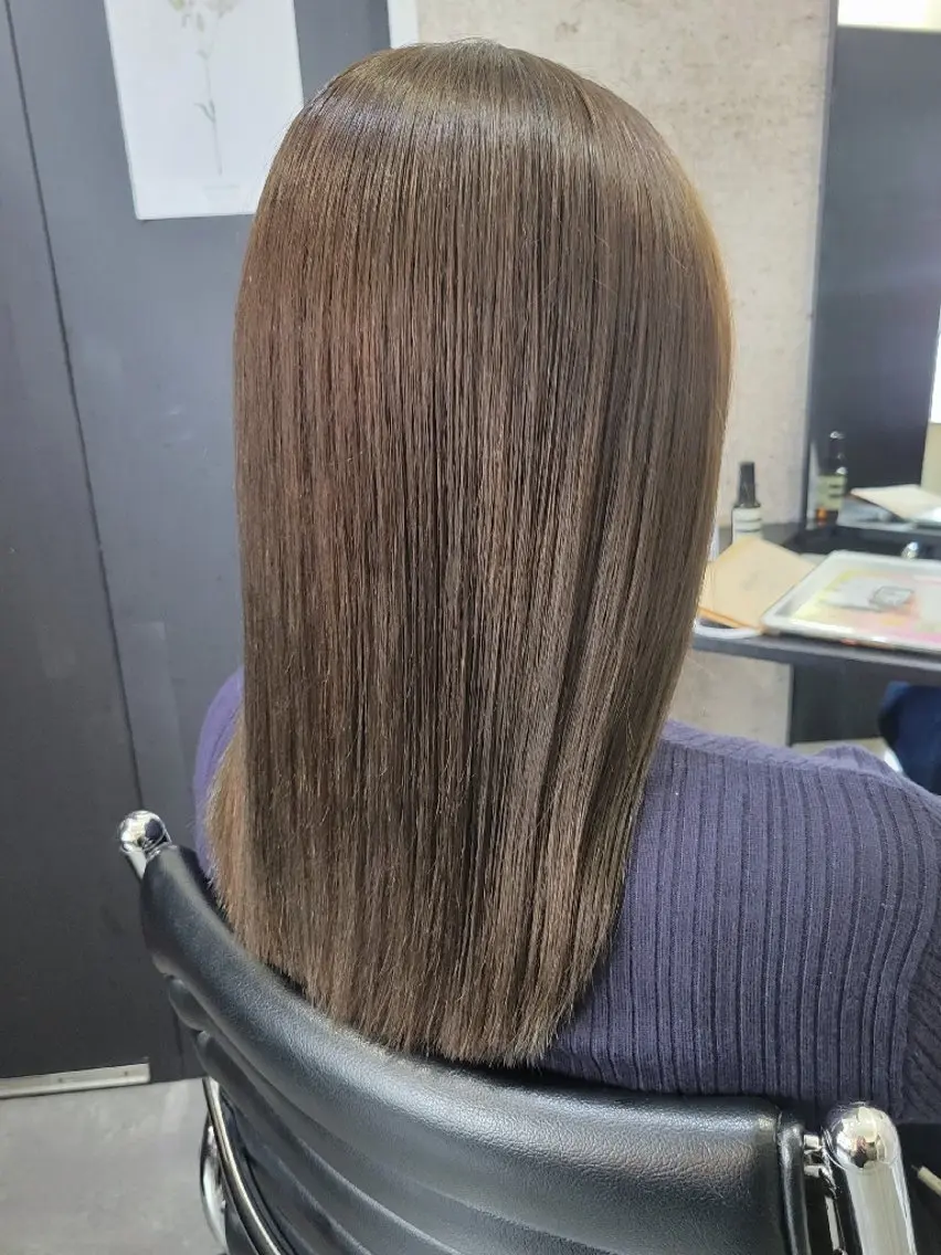 セミロング カラー ベージュカラー ブリーチ ブリーチなしカラー 髪質改善 Day&Night [店長]Chiakiのヘアスタイル