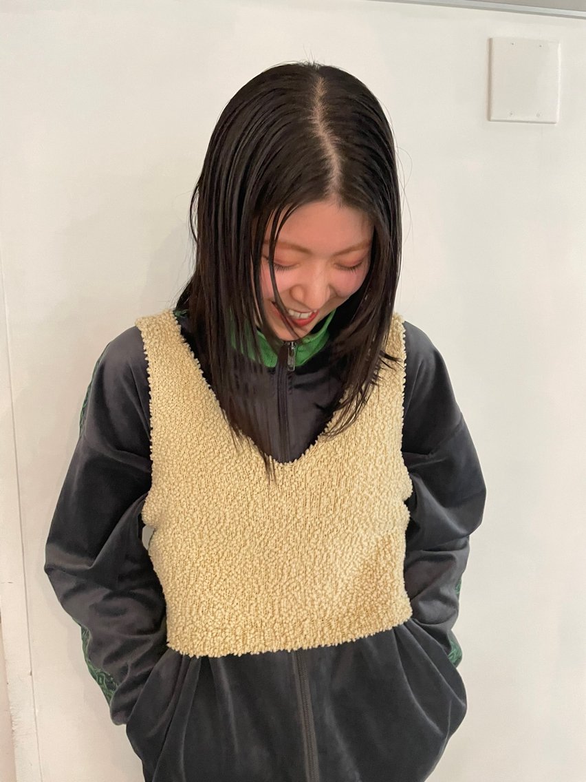 ミディアム レイヤーカット シャギー 無料カットモデル募集 /河内温太のヘアスタイル