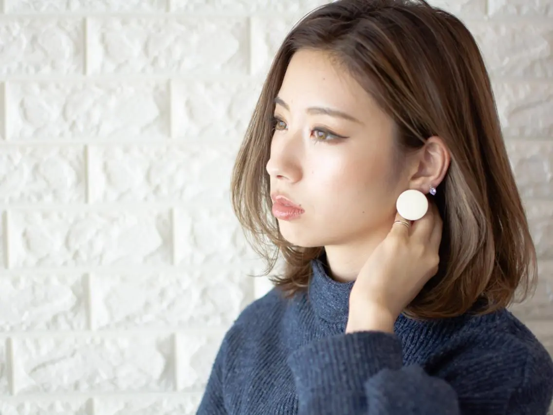 ミディアム カラー ショートボブ ベージュカラー ブルーカラー ブルージュ グレージュ カット ヘアカラー ヘッドスパ 斉藤 正敏のその他イメージ