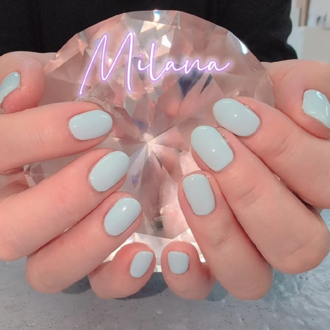 ネイル ワンカラーネイル ハンドネイル Milana 川瀬のネイルデザイン