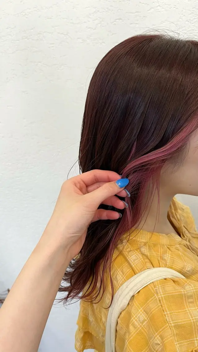 ミディアム カラー 中川 もえか【明石】のヘアスタイル