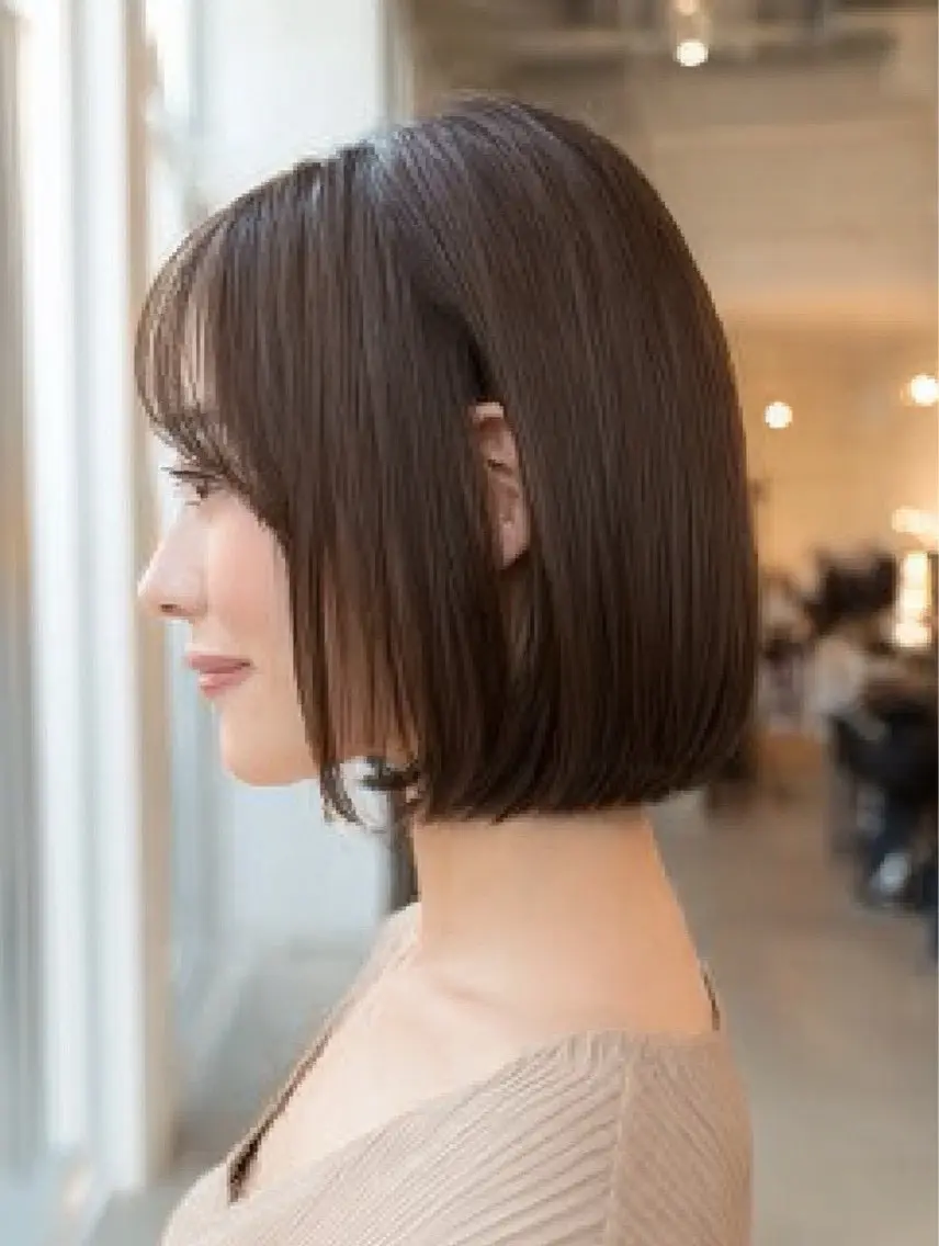 ミディアム カラー ヘアカラー 絶対可愛い暖色カラー 🌷うる艶🌷結奈✨のヘアスタイル