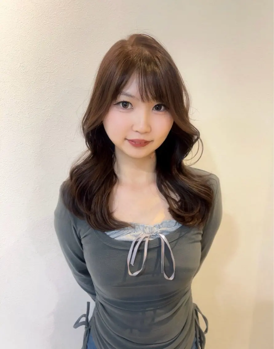 カラー ブラウンカラー ショコラブラウン 透明感カラー NOA福島 RENA🌼のヘアスタイル