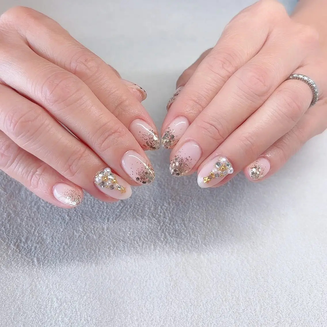ネイル 西大分S.Nail 𓏲⋆🪸.⋆⸜🫧のネイルデザイン