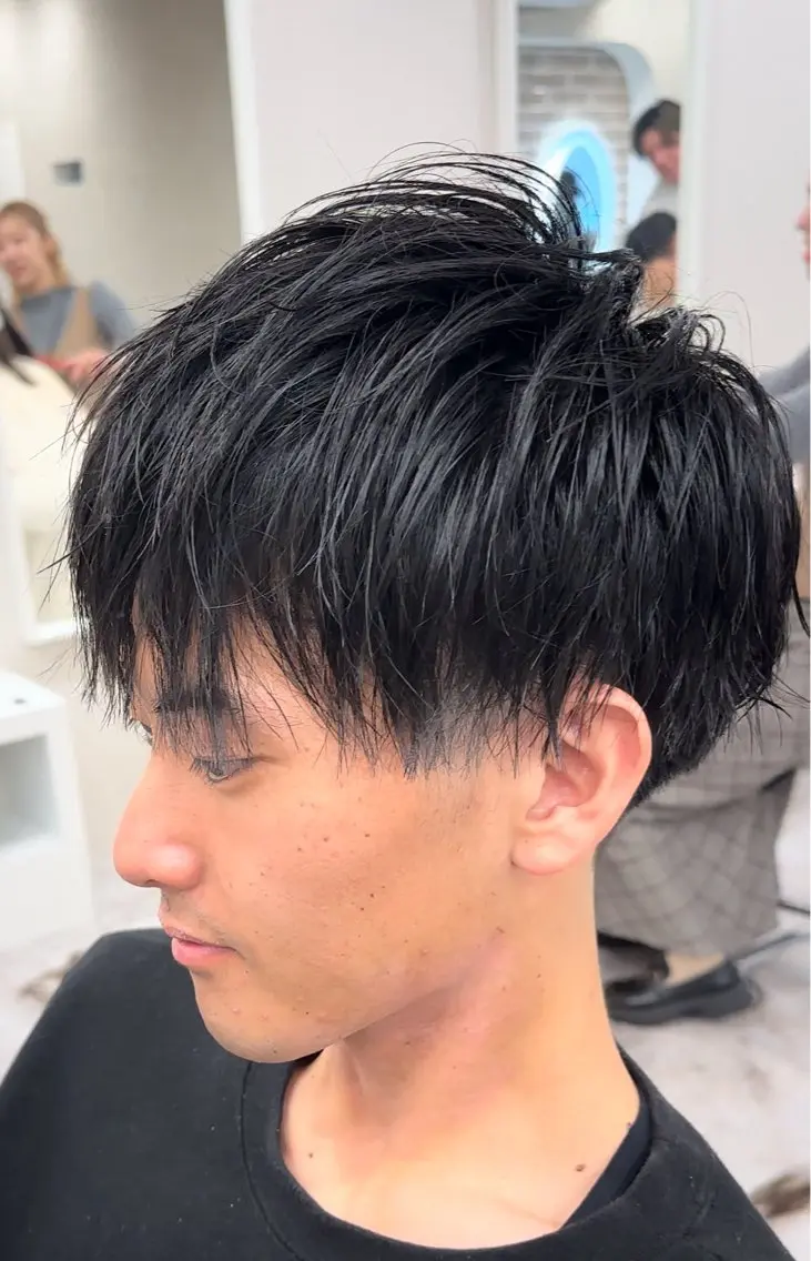 ショート カット ボブ、レイヤー、 ハイトーン、古淵のヘアスタイル