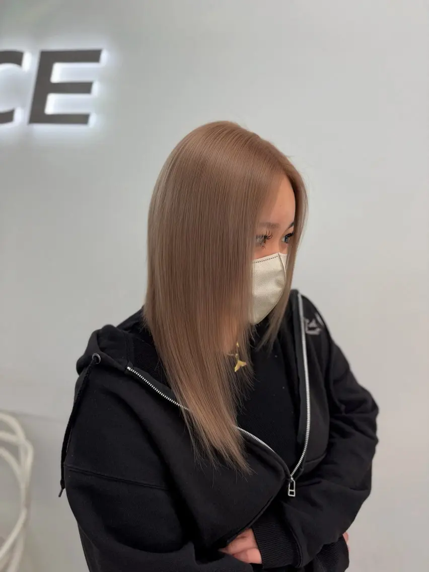 ロング カラー ヘアアレンジ ヘアカラー トリートメント 透明感カラー🎀 Anju/渋谷🎀のヘアスタイル