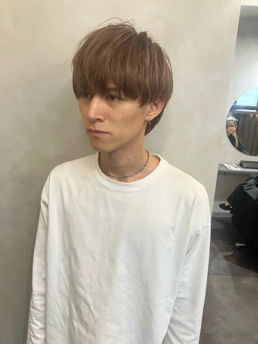 メンズ カット ヘッドスパ 透明感カラー/ 髪質改善町田佑人のヘアスタイル