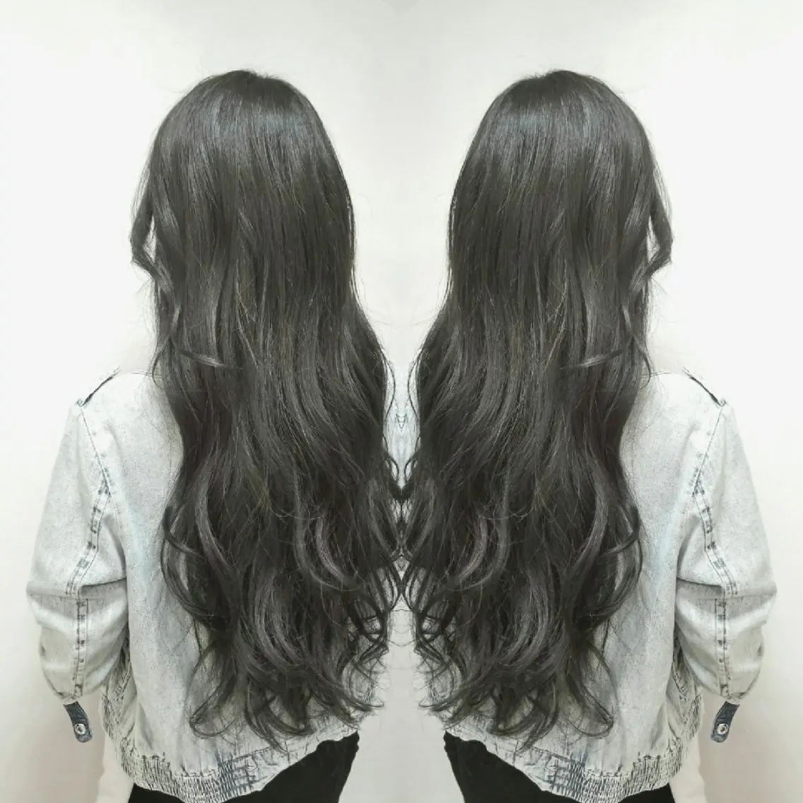 ロング カラー 透明感カラー グレージュ 髪質改善特化美容師 小林和哉のヘアスタイル