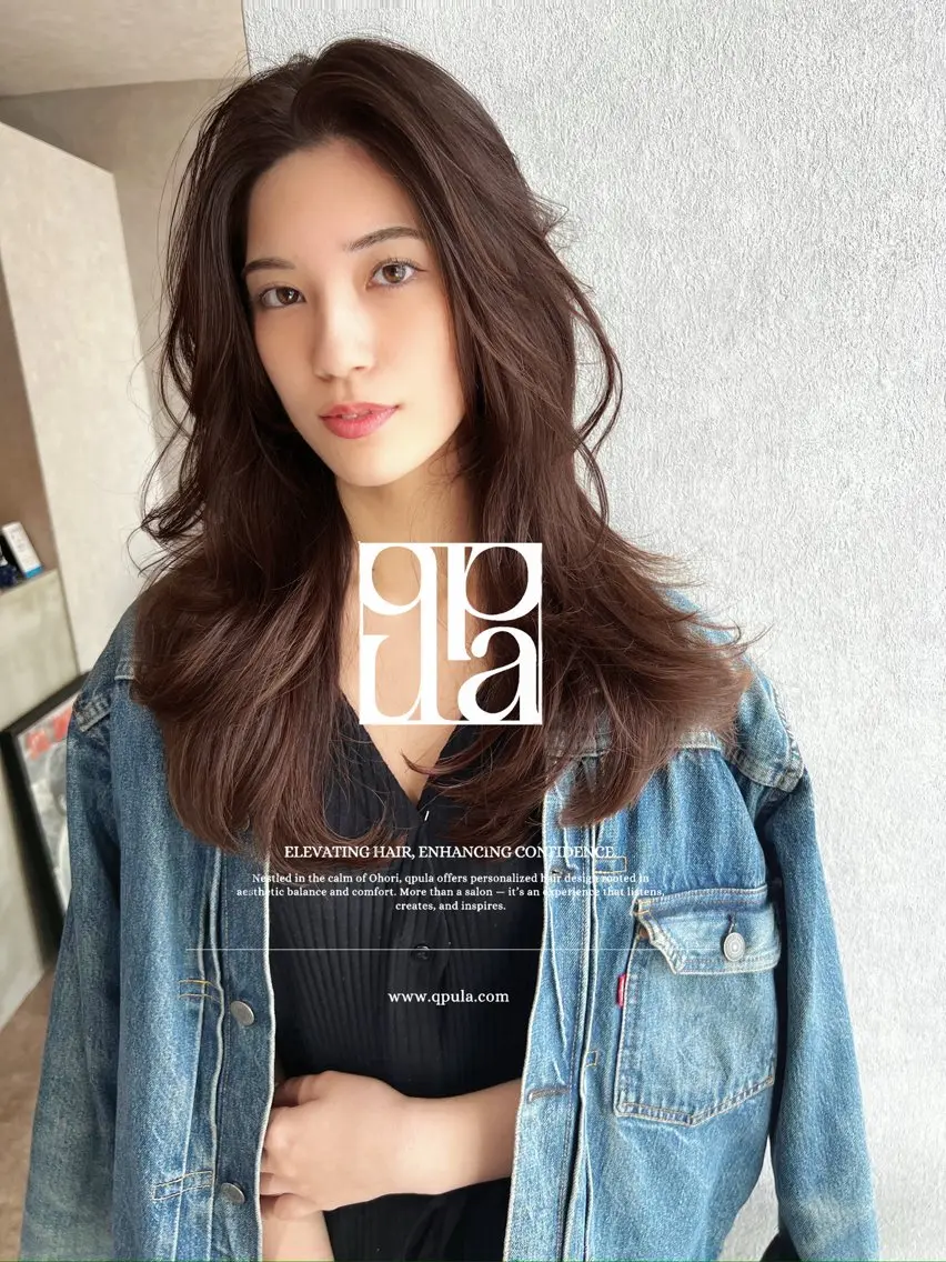 ロング カラー 外国人風カラー レイヤーカット 城 慎太郎のヘアスタイル