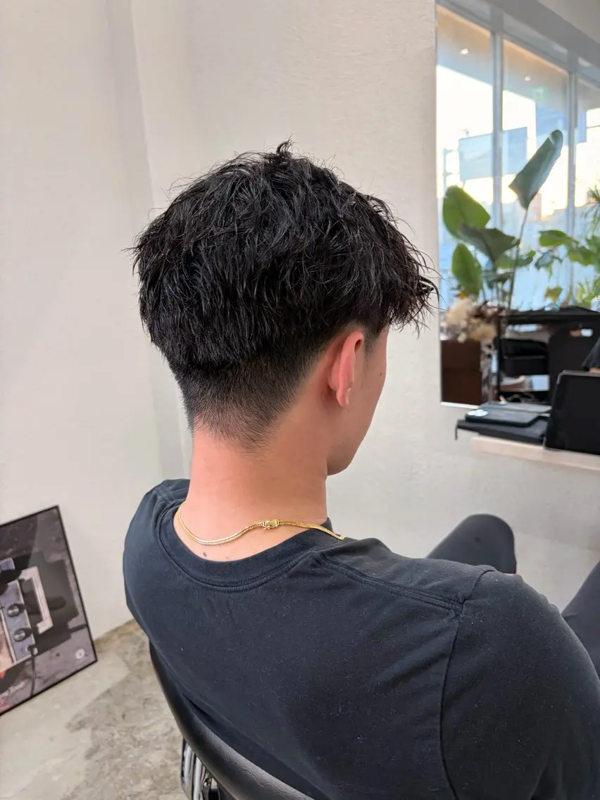 ショート パーマ メンズ カット パーマ nouty/ 華姫のヘアスタイル