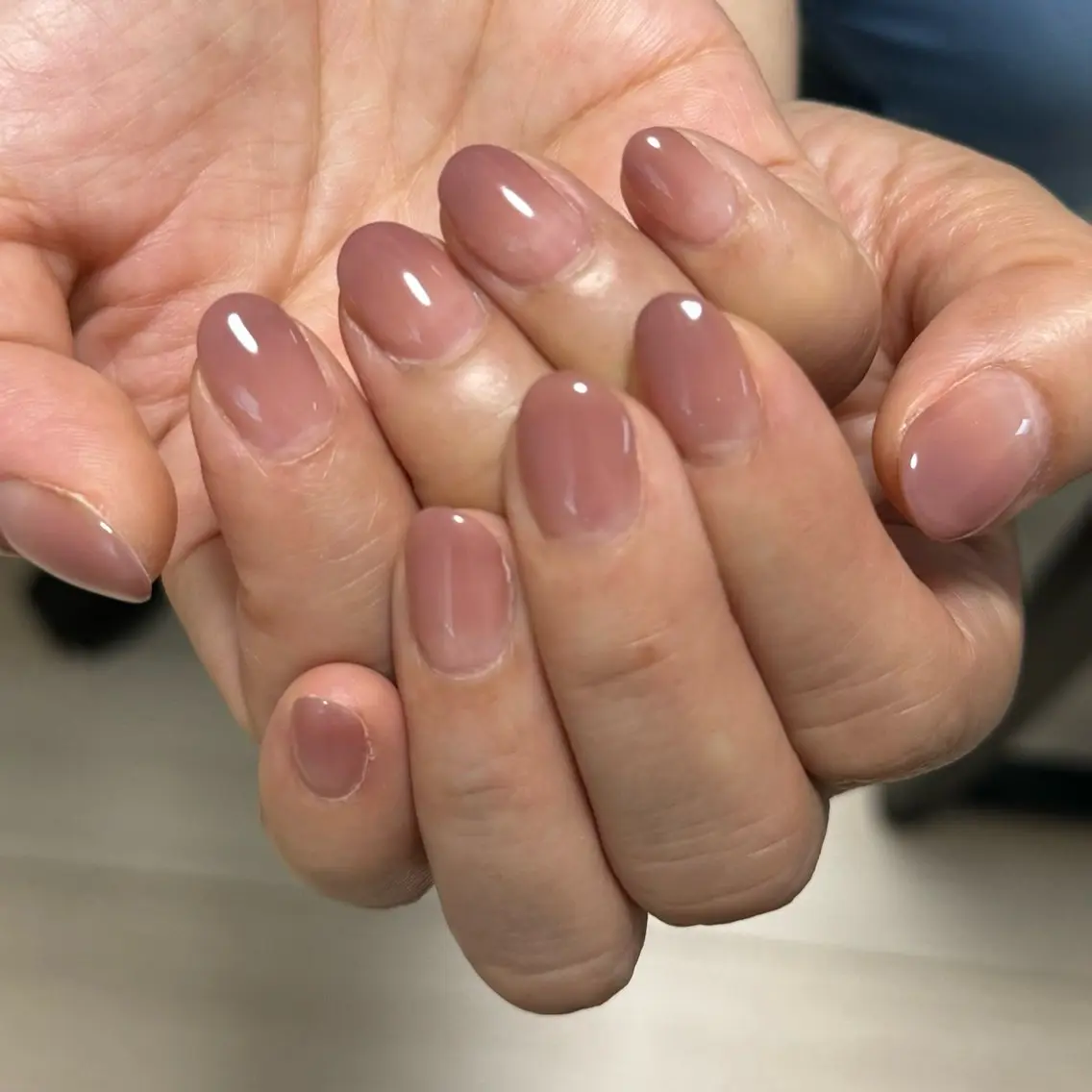 ネイル グラデーション ピンク ハンドネイル Hana_ Rieのネイルデザイン