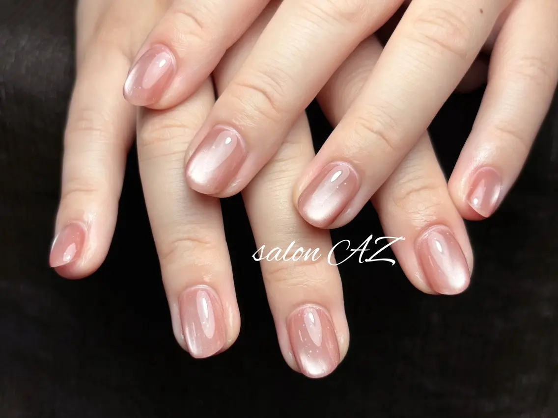 ネイル アートネイル 長さ出し フットネイル フレンチネイル ジェルネイル salon AZのネイルデザイン