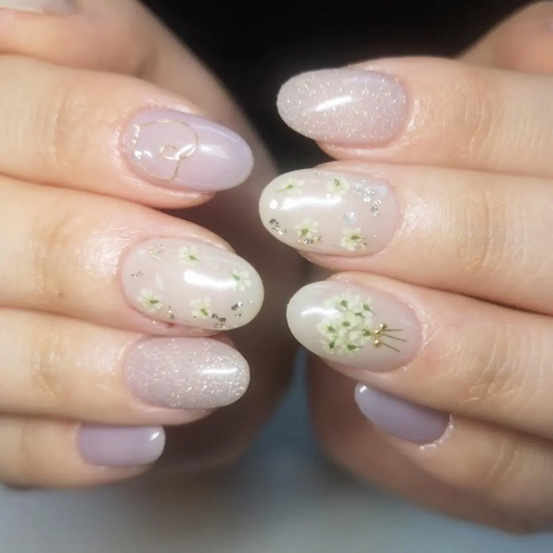 ネイル 春ネイル nailart ecritのネイルデザイン