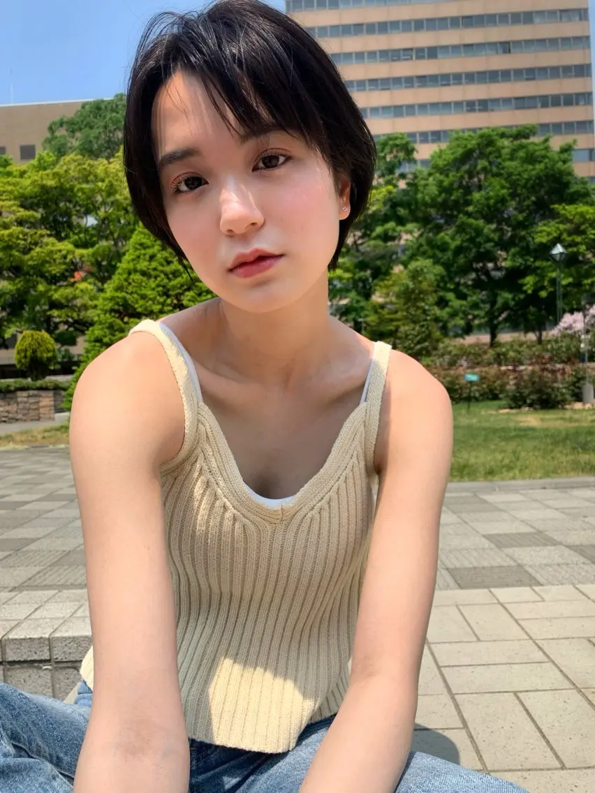 【🌸ショート限定🌸】透明感カラー+似合わせショートカット+マスクTR✨艶感たっぷりの垢抜けヘアに🌿の写真
