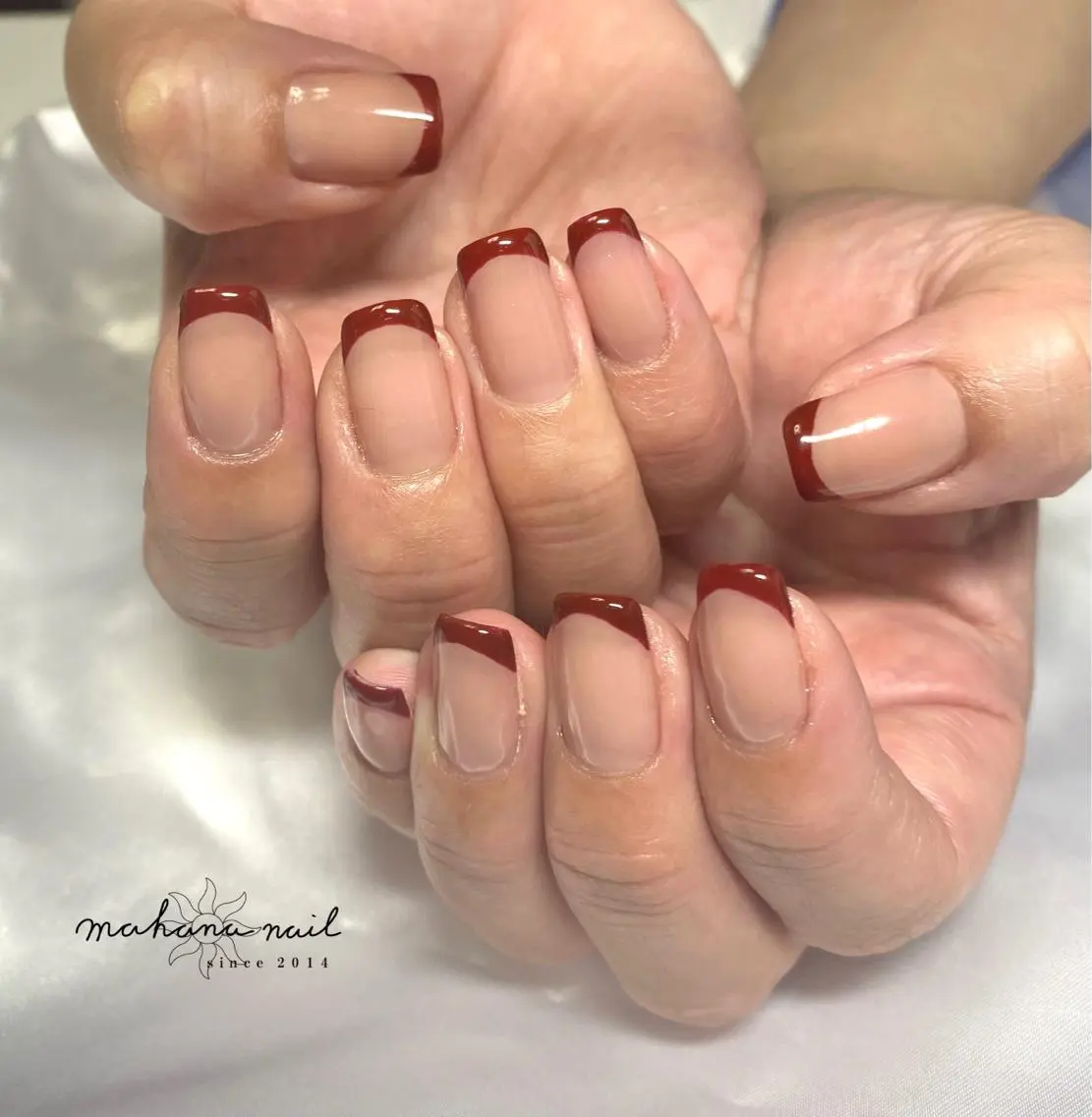 ネイル フレンチネイル mahana nailのネイルデザイン