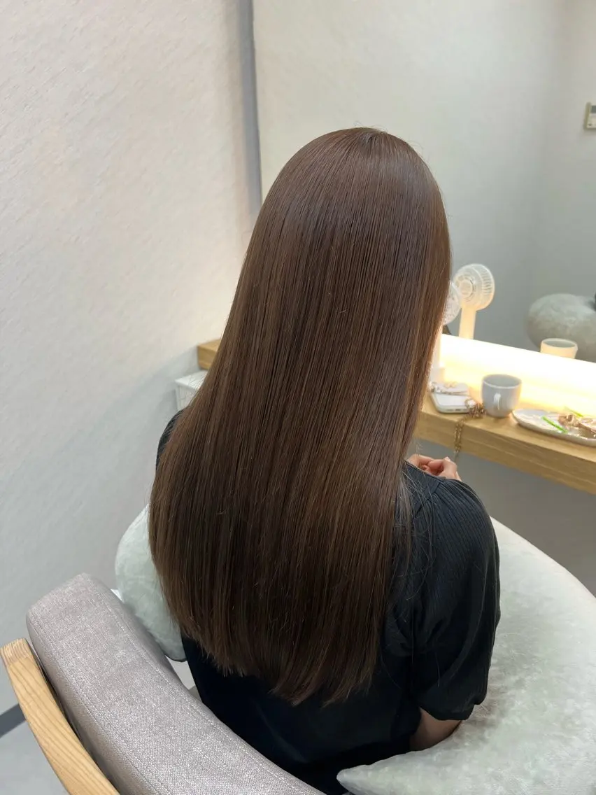ロング カット ヘアカラー トリートメント ECLART 町田 井口聖也のヘアスタイル