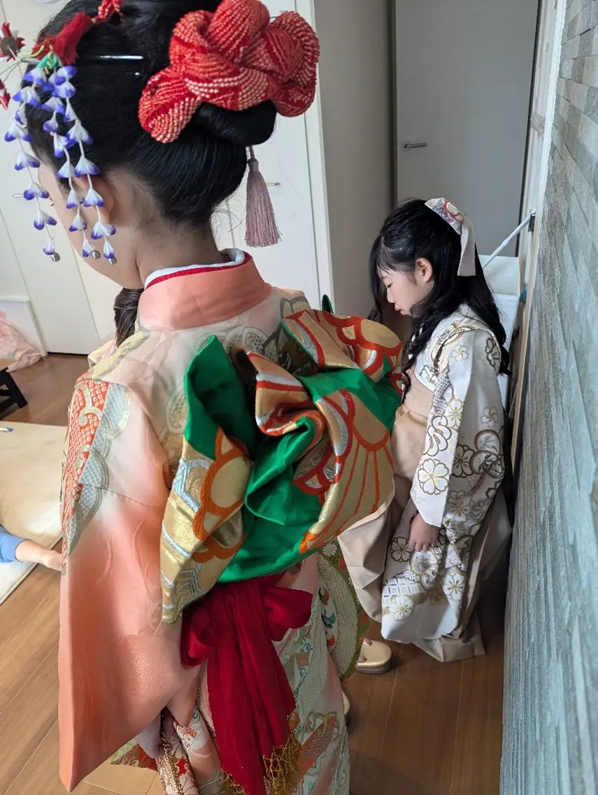 七五三着付けヘアセット付きの写真