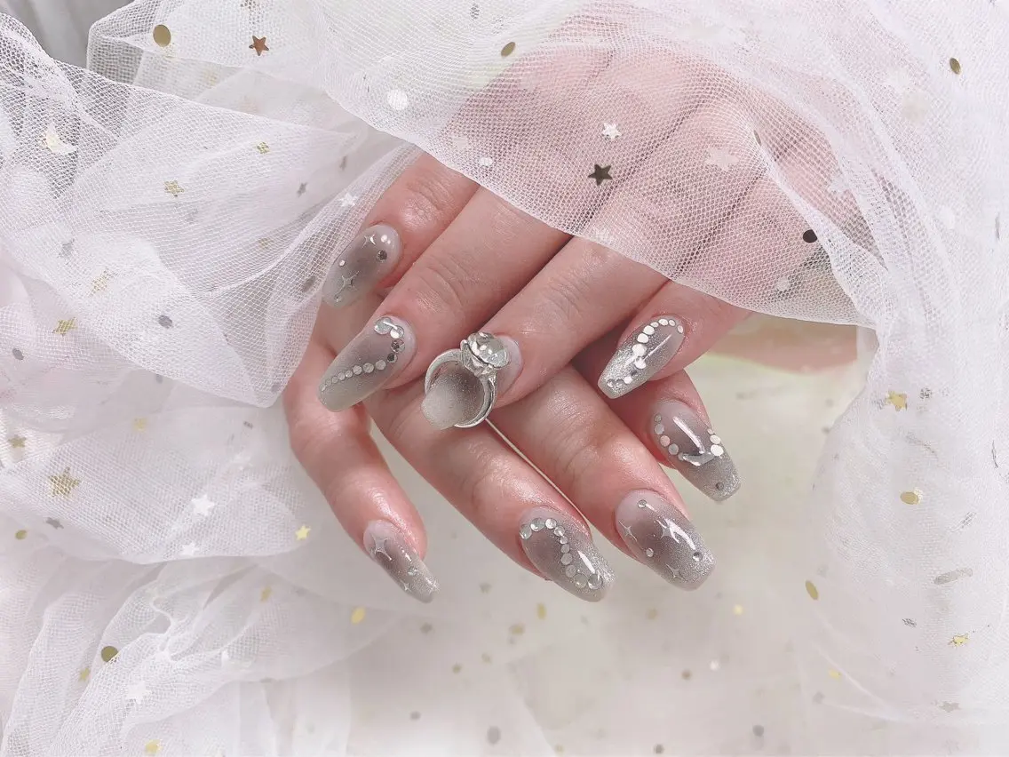 ネイル チークネイル ハンドネイル ジョリ kasumi🌹💅のネイルデザイン