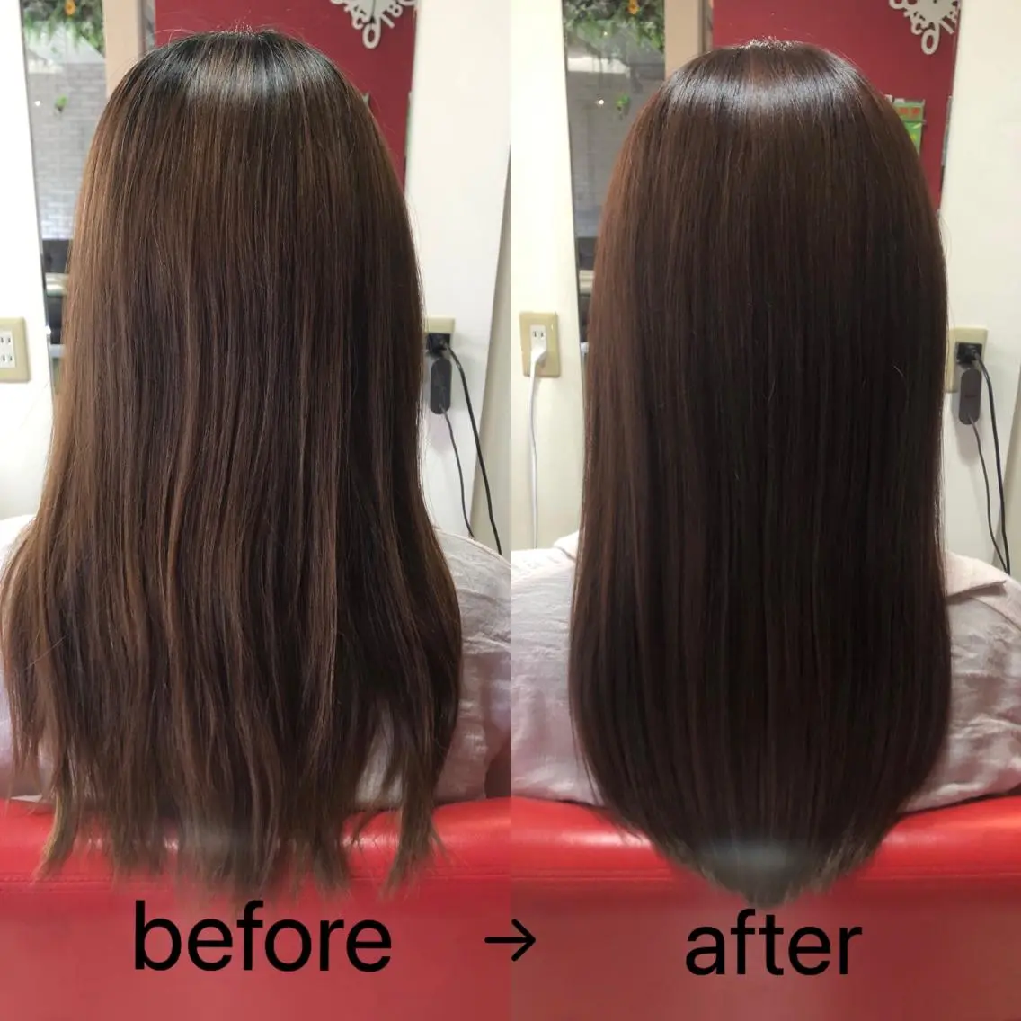 ロング 髪質改善 岸本 友子のヘアスタイル