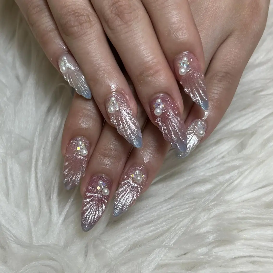 ネイル アートネイル 持ち込み nailist 羽藍のネイルデザイン
