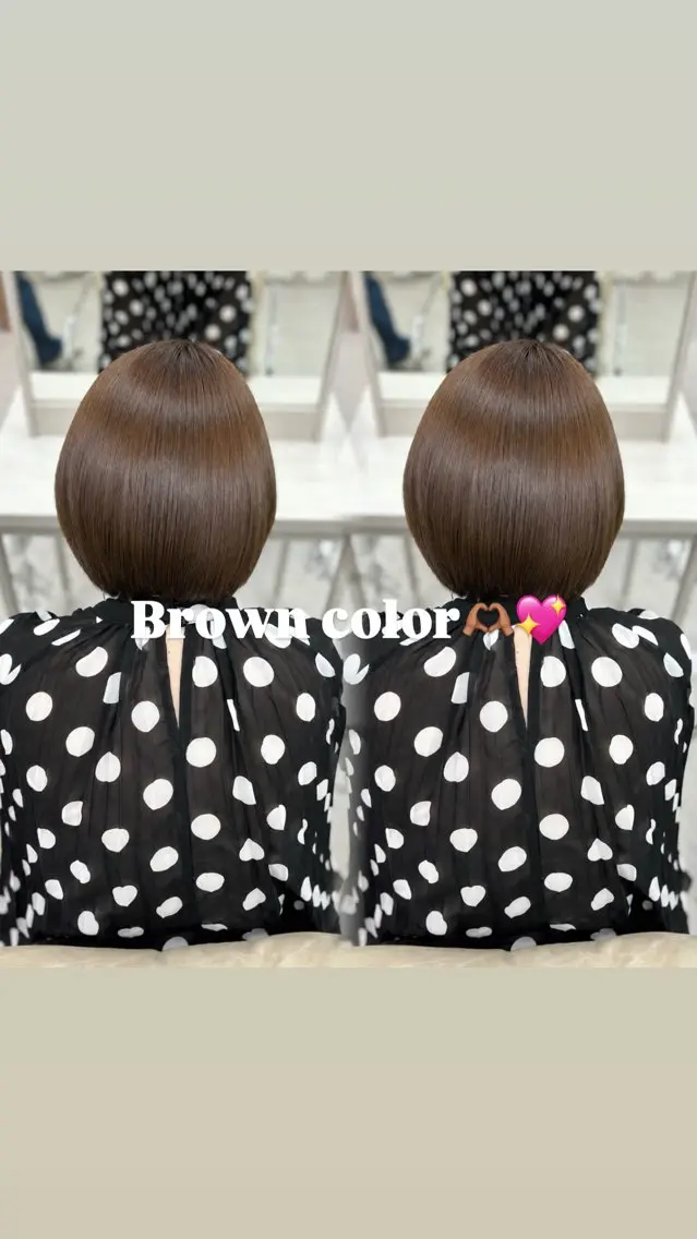 ショート カラー ヘアカラー coco ウナのヘアスタイル