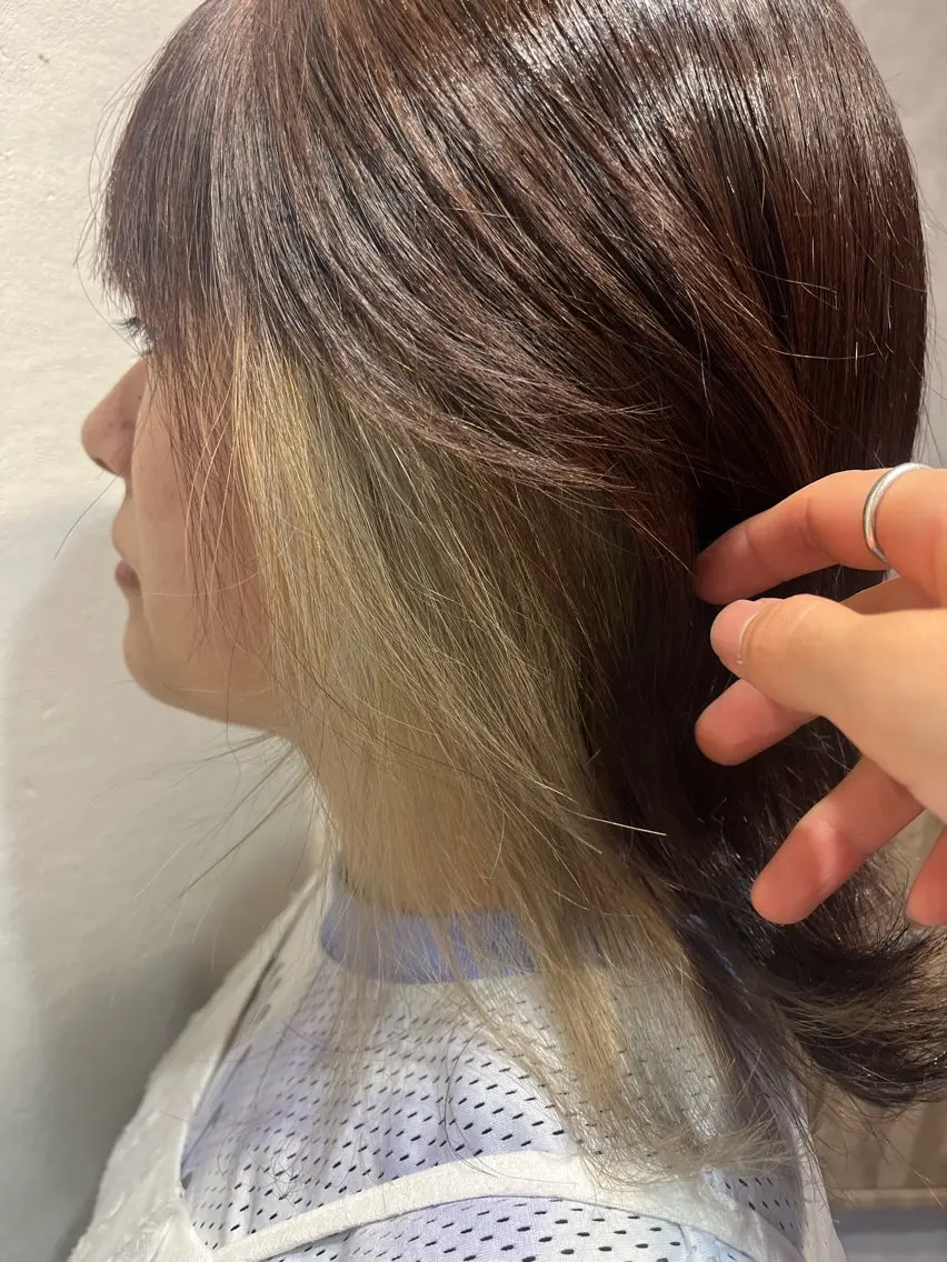 ミディアム Makino🌷 牧野有花のヘアスタイル