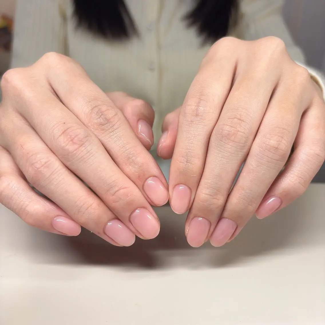 ネイル ワンカラーネイル 33 nail salon 徳山里美のネイルデザイン