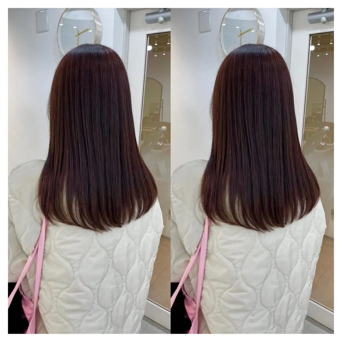 セミロング カラー カット ヘアカラー トリートメント 村山 茉衣のヘアスタイル