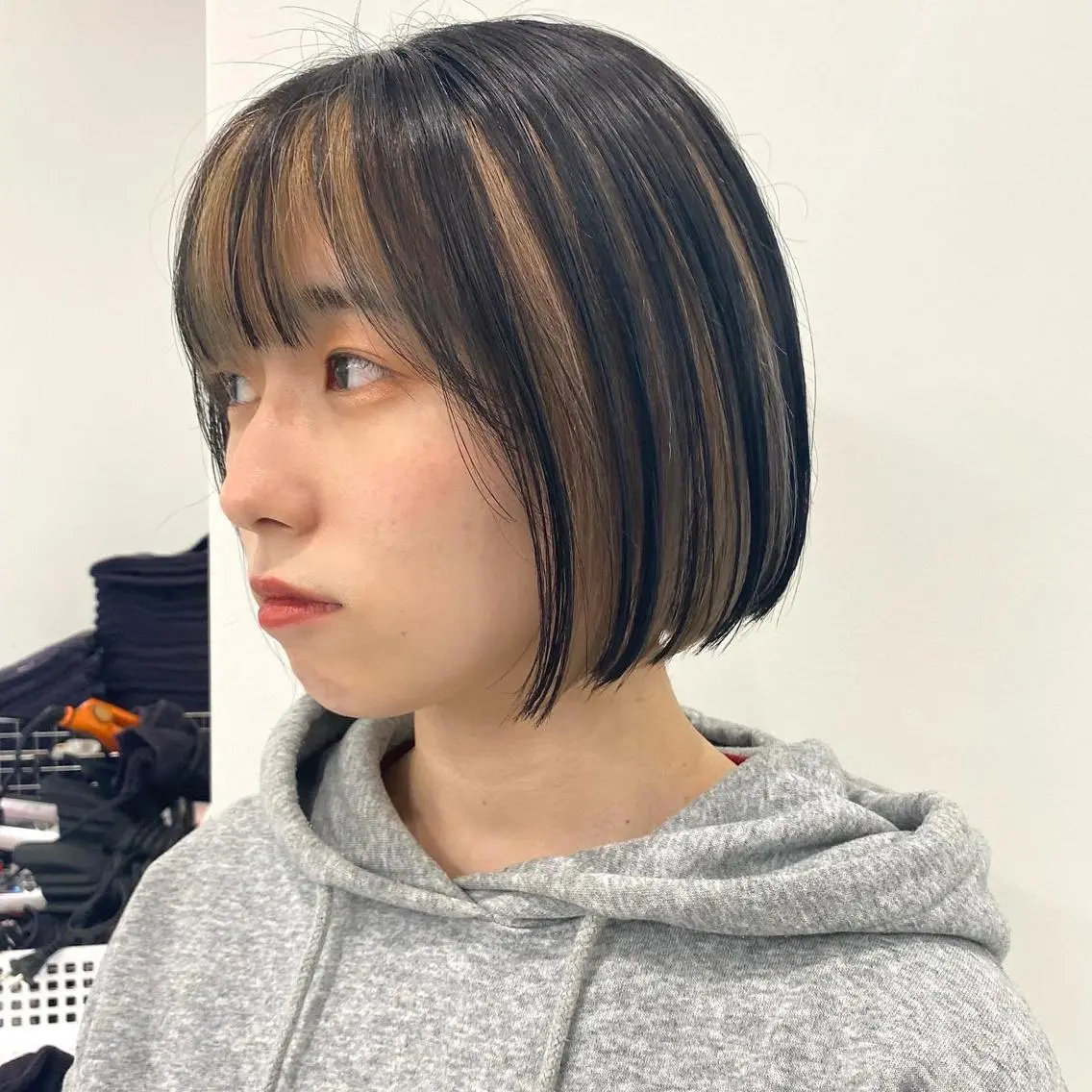 ショート カラー センターパート特化 井上健太のヘアスタイル