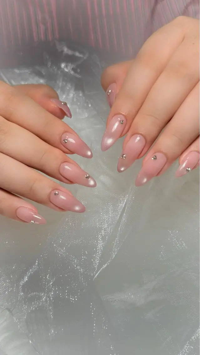 セミロング ハンドネイル ramo nail  aoiのネイルデザイン