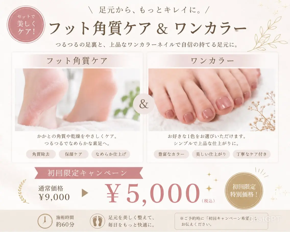 ネイル フットネイル ワンカラーネイル MANA_NAIL このみのネイルデザイン