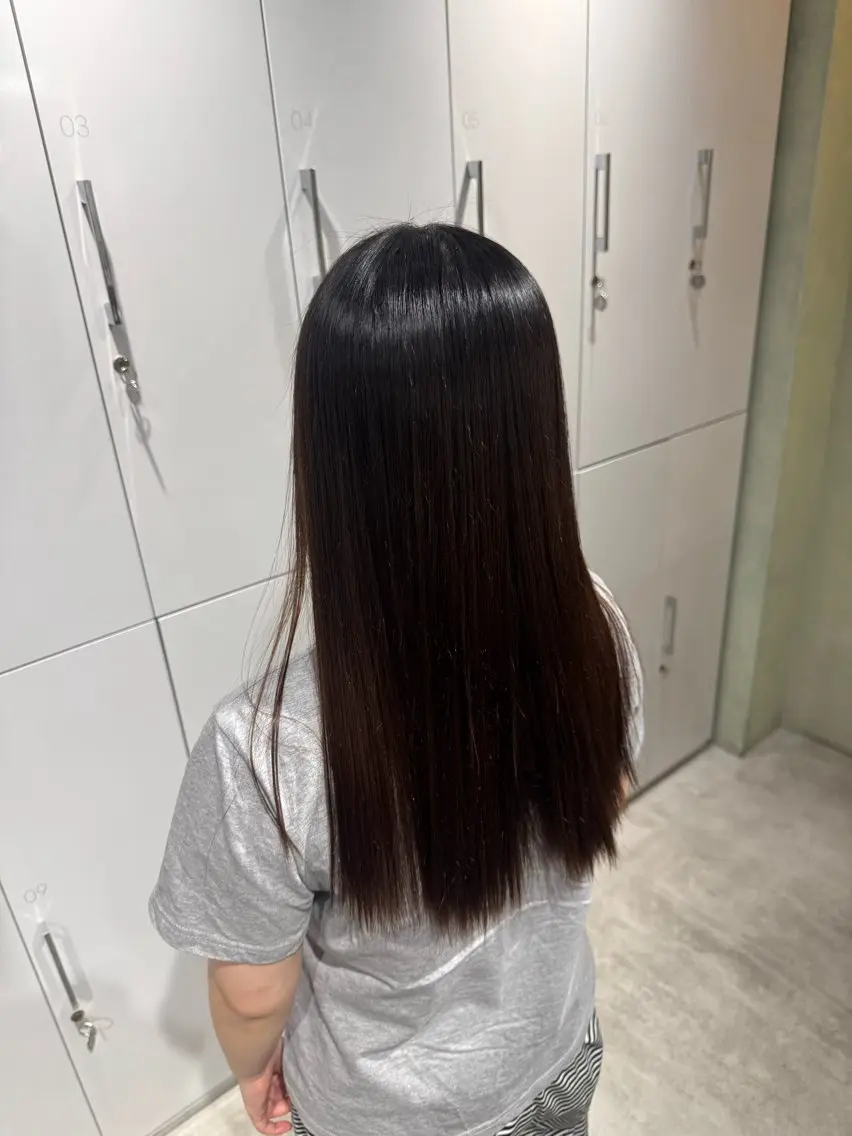 セミロング 縮毛矯正 Yoshioka Sakiのヘアスタイル