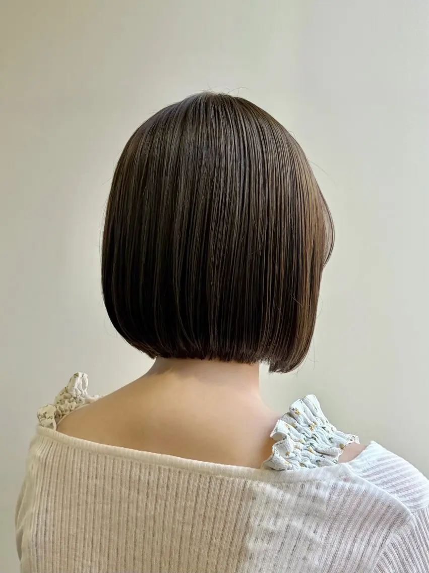 ショート カラー ボブ カット ヘアカラー トリートメント ショート/レイヤー/ 透明感カラー/サナのヘアスタイル