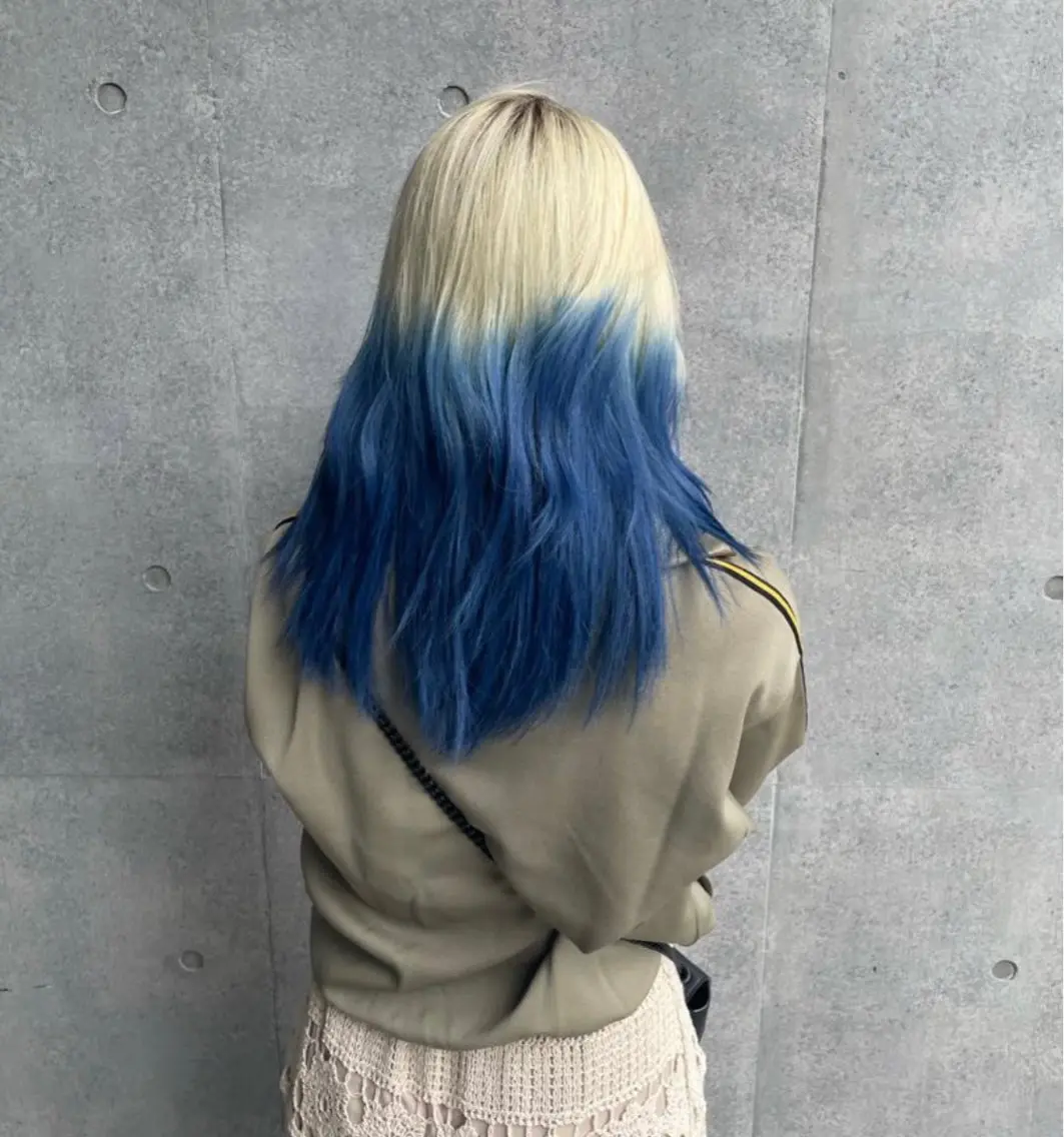 ロング カラー ヘアカラー 🌈メンズパーマ🌈 メンズカットアリサのヘアスタイル
