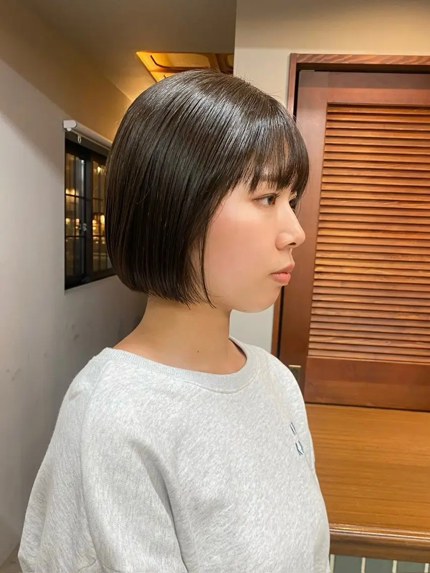 ショート ボブ ムナカタ アカリのヘアスタイル
