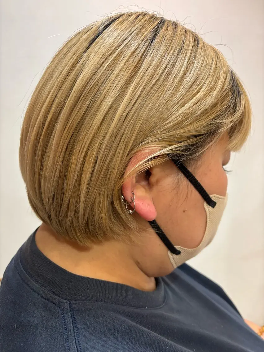 ショート ショートボブ ボブ ショートヘア イナイ ハルカのヘアスタイル