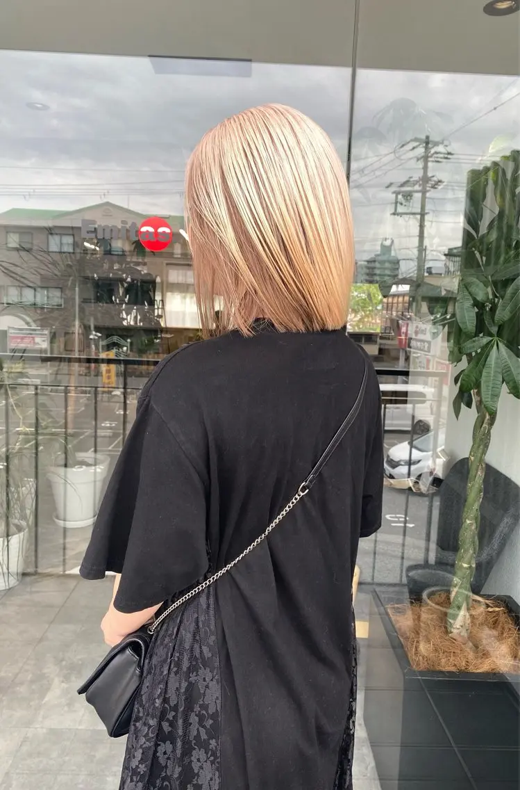 ミディアム カラー インナーカラー カット ヘアカラー 山﨑 大暉【ダブルカラー】のヘアスタイル