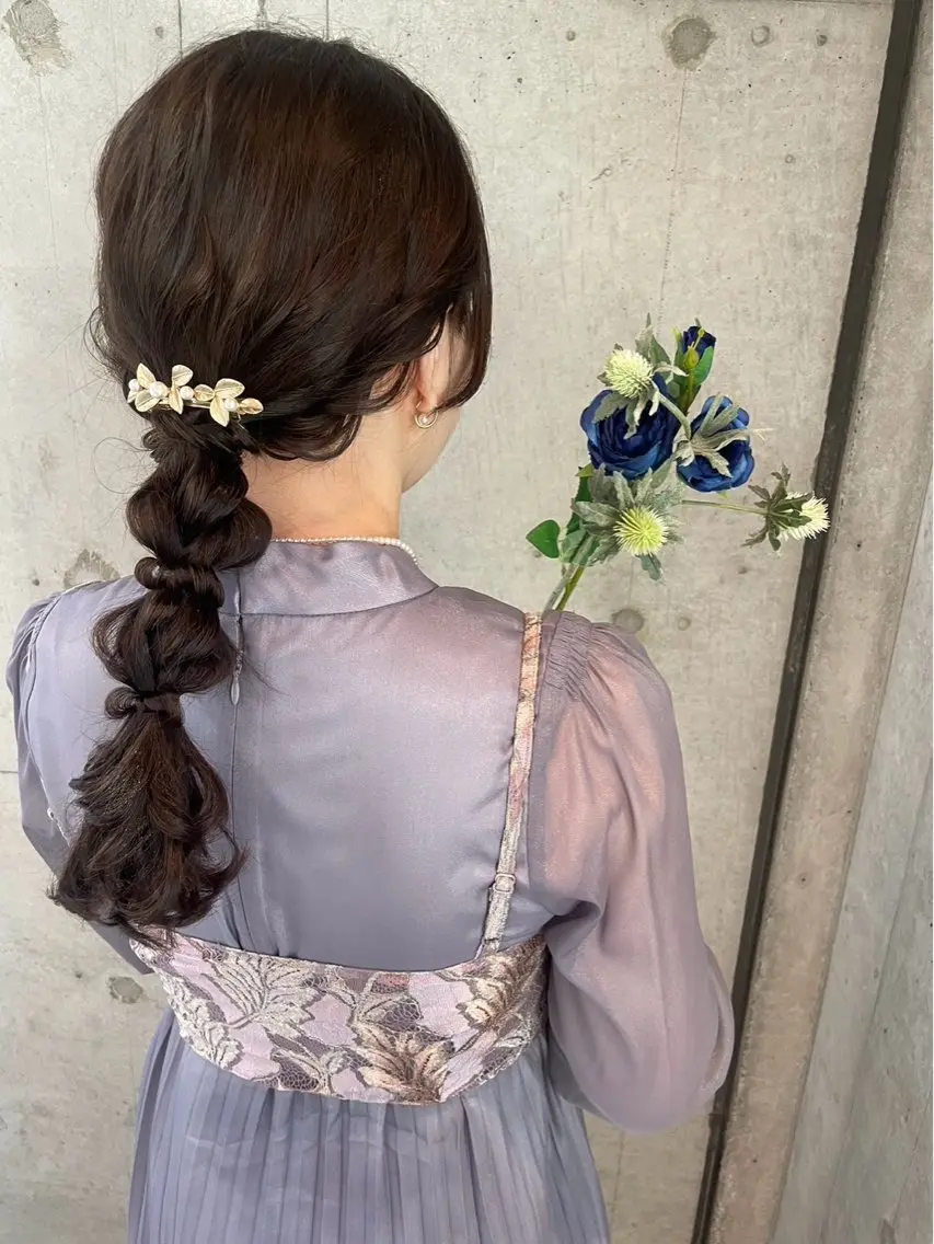 ヘアアレンジ ヘアセット 美髪× ヘアセット✨Araiのヘアスタイル