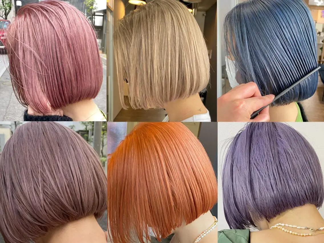 カラー ロング ヘアカラー トリートメント ケアブリーチ/ レイヤー/vardyのヘアスタイル