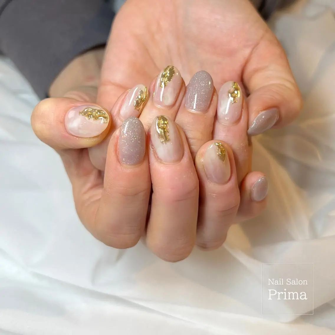 ミディアム ネイル SalonPrima 西院Nail&Eyeのネイルデザイン