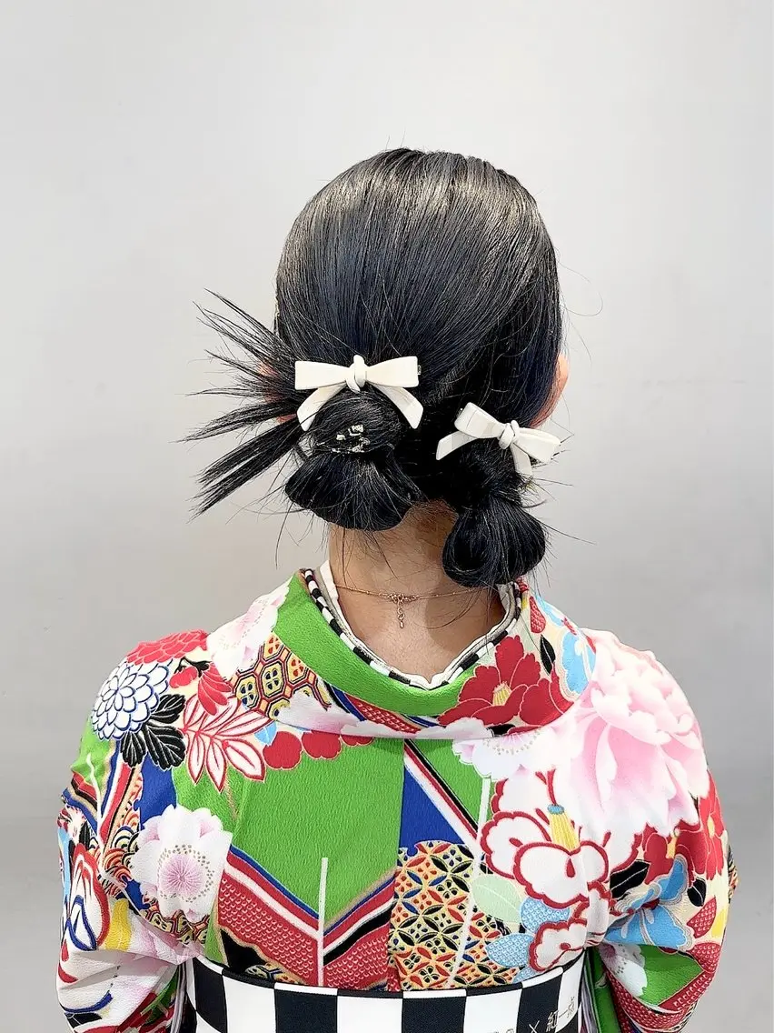 ミディアム ヘアアレンジ 🦖鶴岡 香純🦖のヘアスタイル