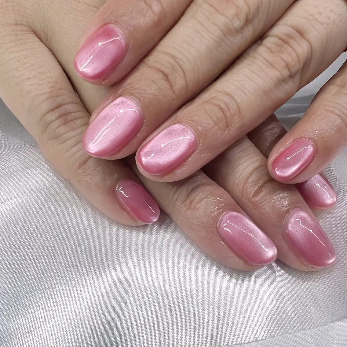 ネイル マグネットネイル 春ネイル CARIS nailはづきのネイルデザイン