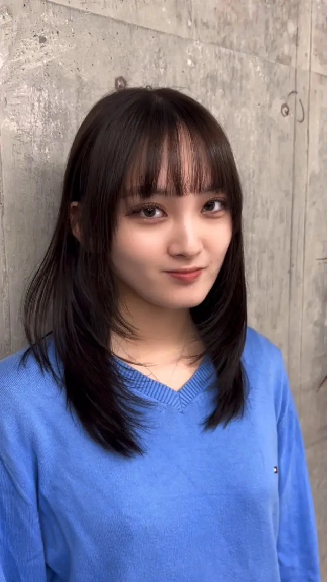 ミディアム ミディアムレイヤー レイヤーカット カット ヘアカラー トリートメント 髪質改善カラー🦋 レイヤー/ナカネのヘアスタイル
