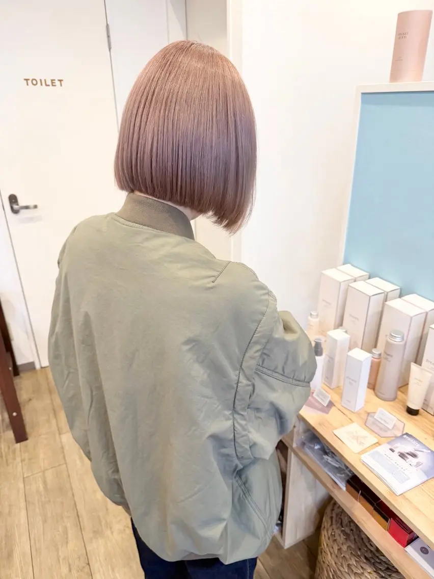 カラー ンジハ えみのヘアスタイル